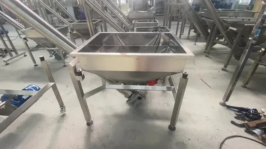 Lebensmittel-Trockenpulver-Schneckenförderer/Schrägschneckenförderer/Pulverförderer