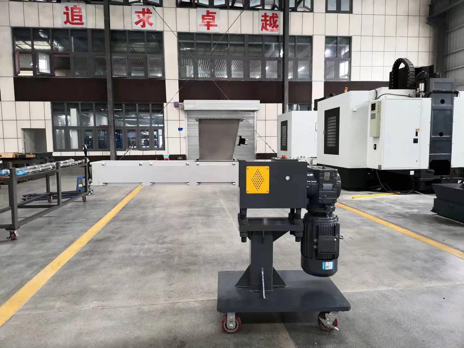 Doppelschnecken-Seitenförderer für Kunststoffpulverbeschichtung und Graphit